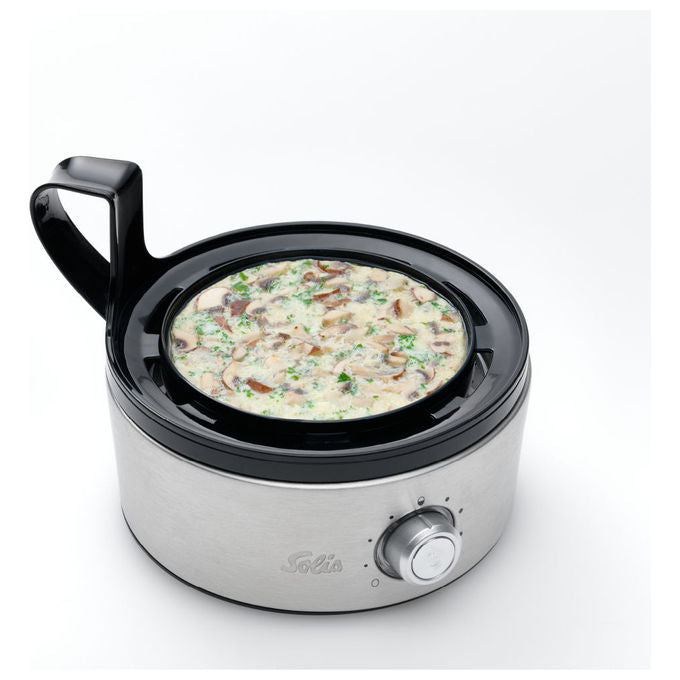 Solis 8272 Cuocitore per Uova Elettrico Fino a 7 Uova Cottura a Vapore Omelette e Verdure Segnale Acustico colore Grigio
