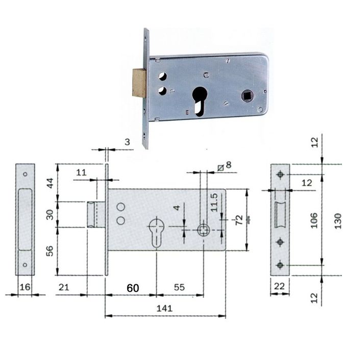 Iseo 720600 Serr Fascia Fr 22 S-cil E60
