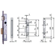 Iseo 7501510 Serr Profil Fr 16 S-cil E15