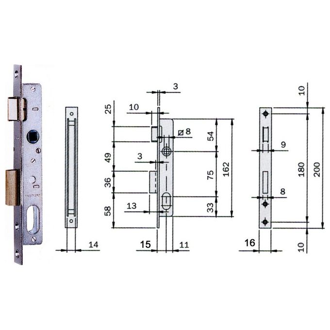 Iseo 7501510 Serr Profil Fr 16 S-cil E15