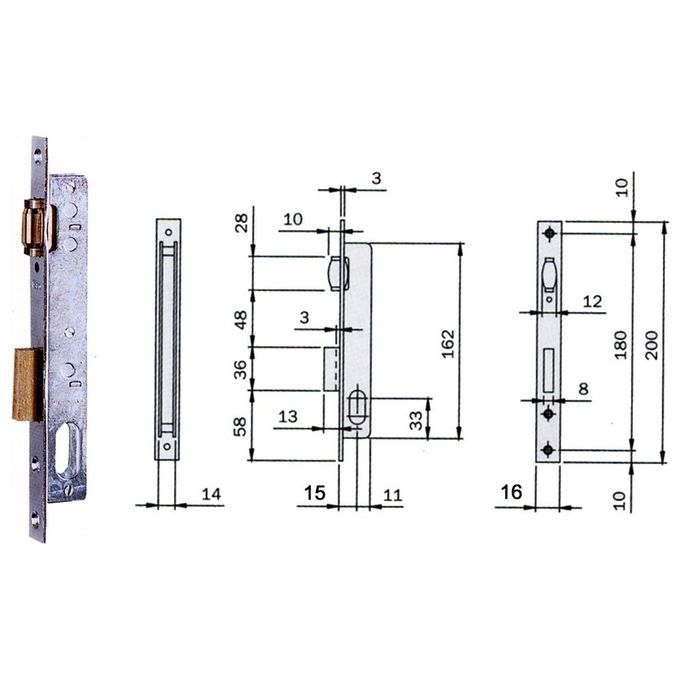 Iseo 7521510 Serr Prof.fr 16 S-cil E15