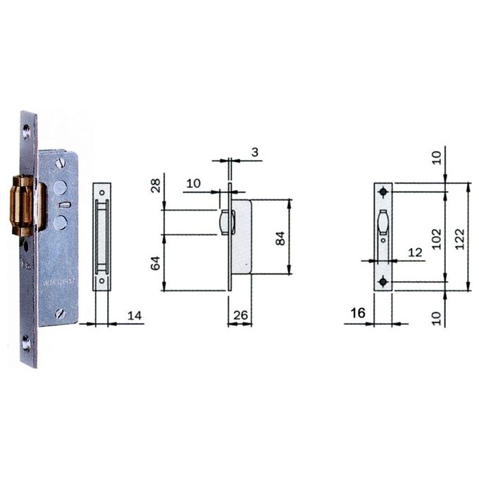 Iseo 764001 Serr Profil Fr 16