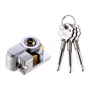 Iseo 990875 Cilindro a Spillo con 3 Chiavi Materiale Zama Compatibile Serrature Montante Alluminio Serie 78 colore Argento