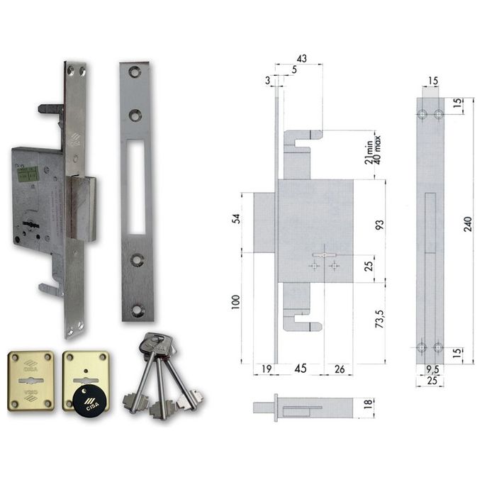 Cisa 57225-60-0 Serr D-m Infil Tripl S-a