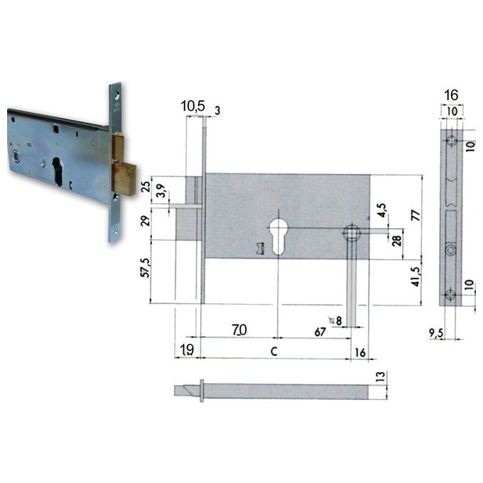 Cisa 44360-90-0 Serr Infil Cil Sag F16