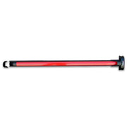 Iseo 942408458 Idea Push Maniglione Antipanico Modulare Reversibile Accorciabile fino a 330 mm Scrocco Autobloccante in Acciaio Idoneo per Porte Tagliafuoco colore Nero Rosso