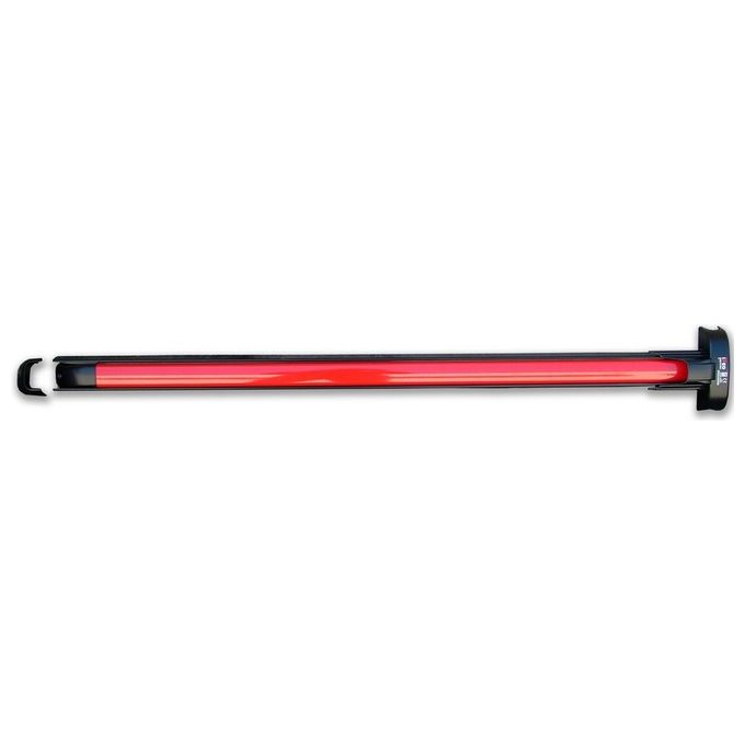 Iseo 942408458 Idea Push Maniglione Antipanico Modulare Reversibile Accorciabile fino a 330 mm Scrocco Autobloccante in Acciaio Idoneo per Porte Tagliafuoco colore Nero Rosso