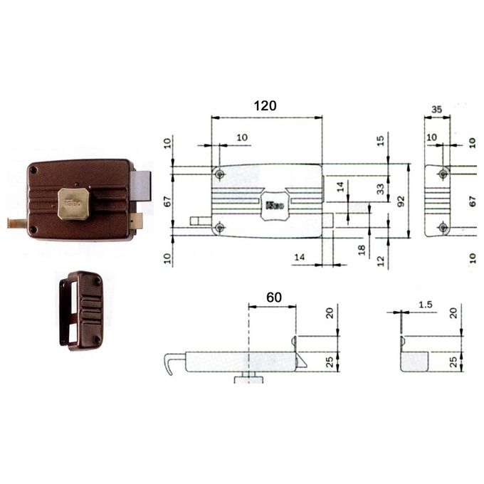 Iseo 401603 Serr Appl Cil Stac Dx
