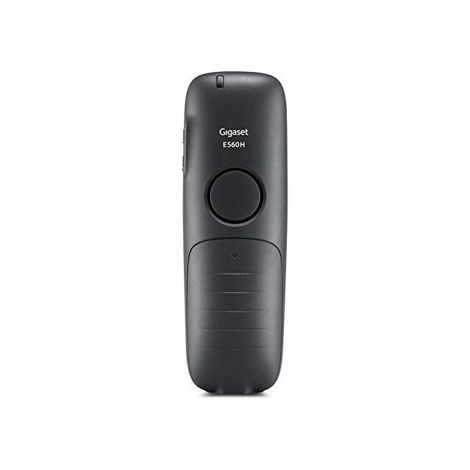 Gigaset S30852-H2728-B101 E560A Telefono cordless analogico DECT con segreteria vivavoce identificatore di chiamata e tasto SOS colore Platino
