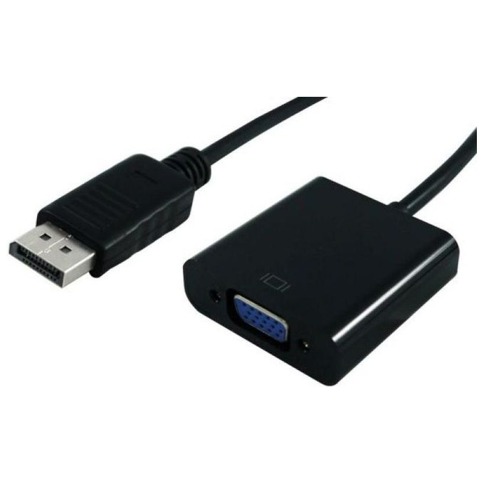 ROLINE ROS3201 Adattatore Attivo DisplayPort VGA Maschio Femmina con Cavo 0.15 m colore Nero