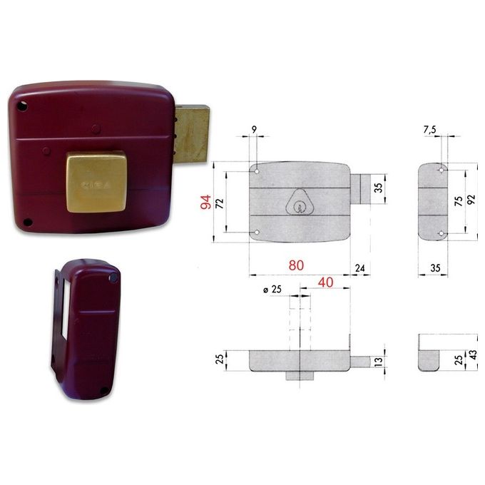 Cisa 50131-70-2 Serr Appl Cil Fisso Sx