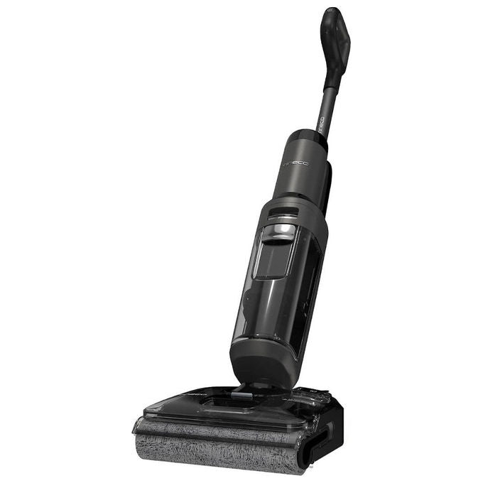 Tineco Floor One S6 Stretch Extreme, aspirapolvere lavapavimenti senza fili, secco e bagnato, 220 W, 20000 Pa, autopulizia, nero grigio