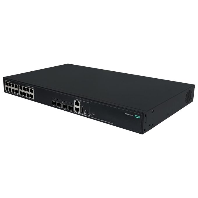 HPE S6X55A#ABA Networking CW 2150 Switch 16 porte 10-100-1000 Mbps PoE+ 4 SFP+ 1G-10G 248W colore Nero