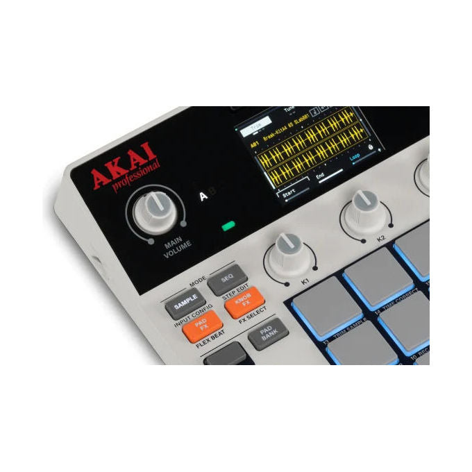 Akai Professional MPC SAMPLE Campionatore Portatile Standalone con 16 Pad RGB Effetti Integrati e Batteria Ricaricabile USB-C colore Nero