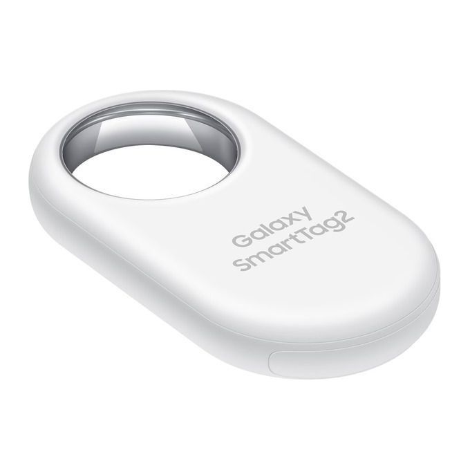 Samsung Galaxy SmartTag2 (1 Pezzo) Localizzatore Bluetooth con Modalita' Smarrito, Design compatto, Batteria a lunga durata, Resistenza IP67, White 2023
