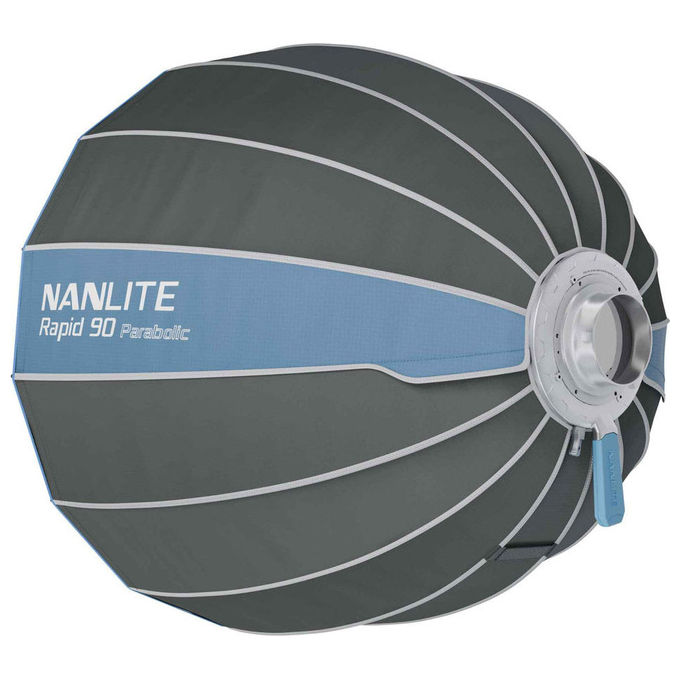 Nanlite SB-RP90 Rapid 90 Softbox Parabolico con Montaggio Bowens e Sistema Apertura Rapida colore Nero