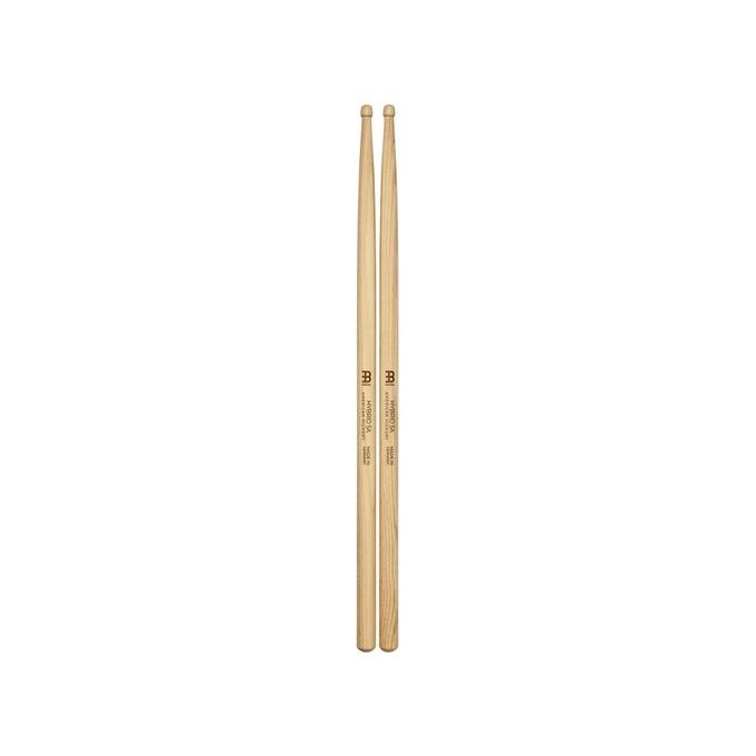 Meinl SB106 Bacchette Batteria Hybrid 5A Hickory Americano Punta in Legno Made in Germany