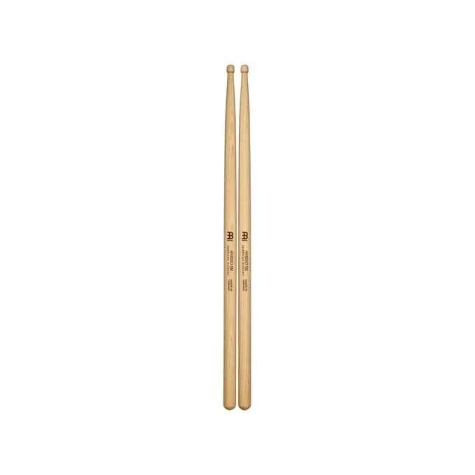 Meinl SB107 Bacchette per Batteria Hybrid 5B American Hickory Punta Ibrida Legno 413 mm 15,1 mm