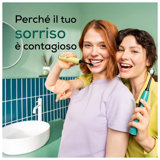 Beurer SC 50, Spazzolino Elettrico Sonico, Ocean Breeze, Green Planet