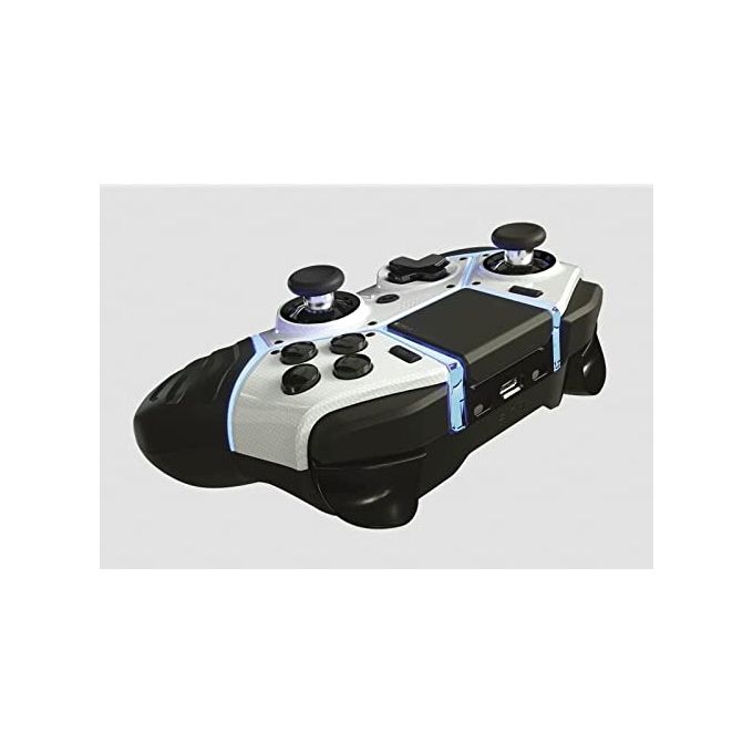 Gioteck SC3PS4-21-MU SC3 Controller Wireless per PS4 e PC con Vibrazione e Pulsanti Posteriori Programmabili colore Bianco