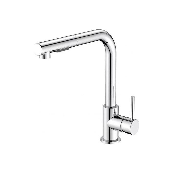 Idro Bric SCARUB1042CR Phoenix Miscelatore Lavello Monocomando Bocca Alta Doccetta Estraibile 2 Getti Cartuccia Ceramica 35 mm colore Cromo