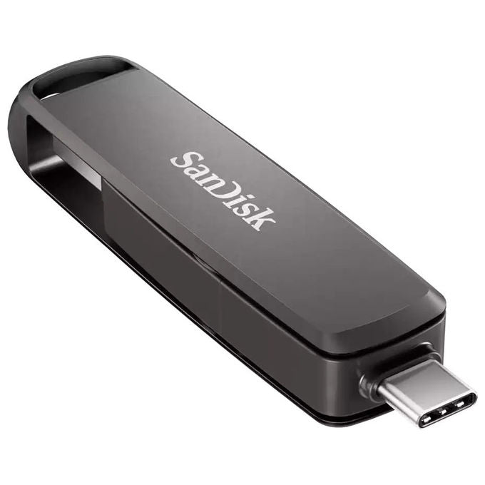 SanDisk SDDDE1-512G-G46 Unita' Flash USB 512 GB USB Type-C USB Type-A 3.2 Gen 2 Velocita' Lettura 1000 MB-s Scrittura 900 MB-s colore Nero