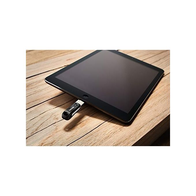 SanDisk SDIX60N-064G-GN6NN iXpand Go Chiavetta USB 64 GB USB Type-A Lightning 3.2 Gen 2 per iPhone iPad colore Nero Argento
