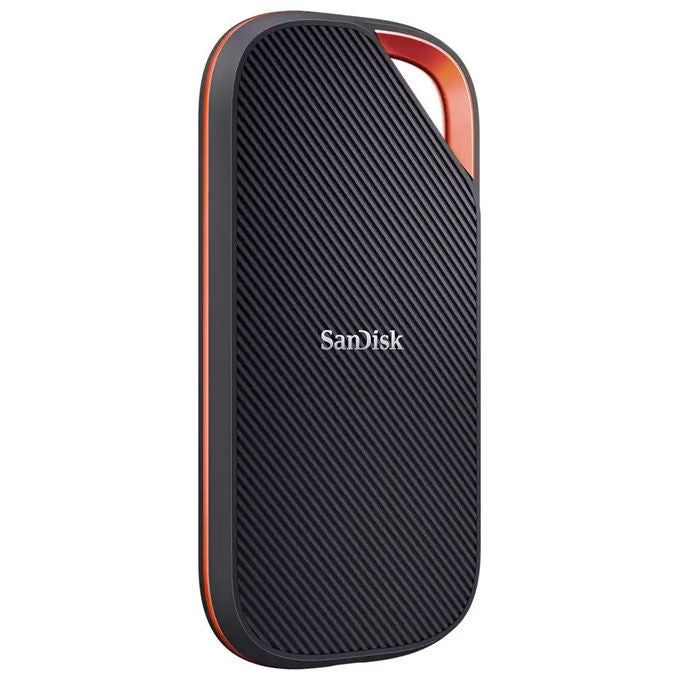 SanDisk SDSSDE82-2T00-G25 SSD Esterna Extreme Pro 2 TB USB4 Gen 3x2 fino a 3800 MB-s lettura IP65 Thunderbolt 4 colore Nero