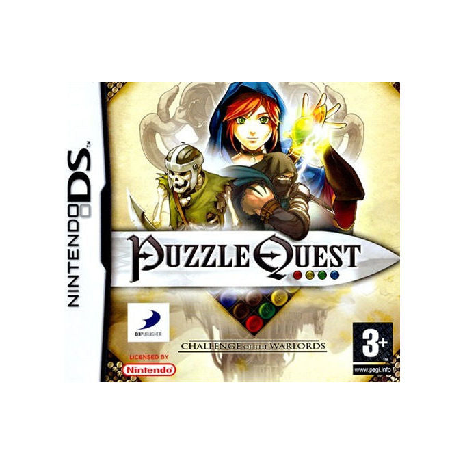 Halifax, Puzzle Quest Challenge Of Warlords, Nintendo DS, Standard Ita