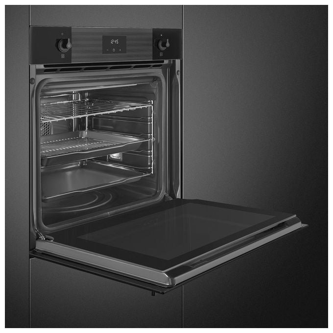 Smeg SFP6101TB3 Linea Forno da incasso Elettrico Termoventilato 70 L Classe A+ Pirolitico 10 funzioni colore Nero
