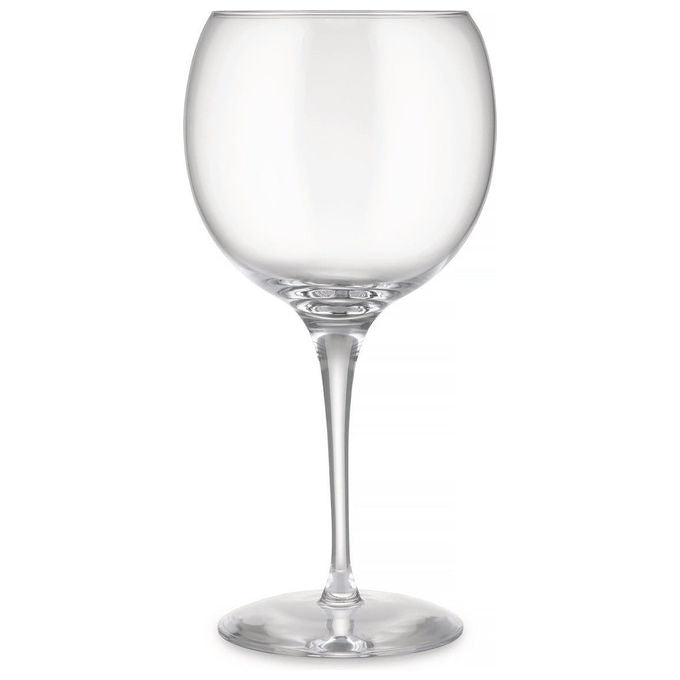 Alessi calici da vino rosso Mami XL, set 4 pezzi, vetro cristallino, 650 ml, design Stefano Giovannoni