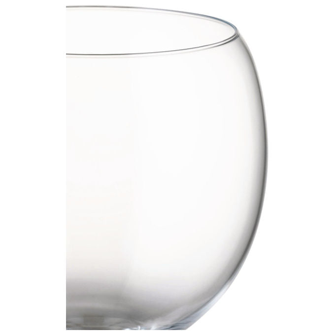 Alessi calici da vino rosso Mami XL, set 4 pezzi, vetro cristallino, 650 ml, design Stefano Giovannoni