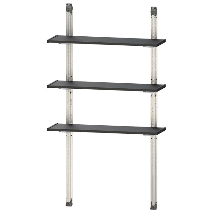 Keter KIT_ Casetta Manor 6x5 Grigia misure 185x152x226H con Appendi Attrezzi Porta Bici e Scaffale