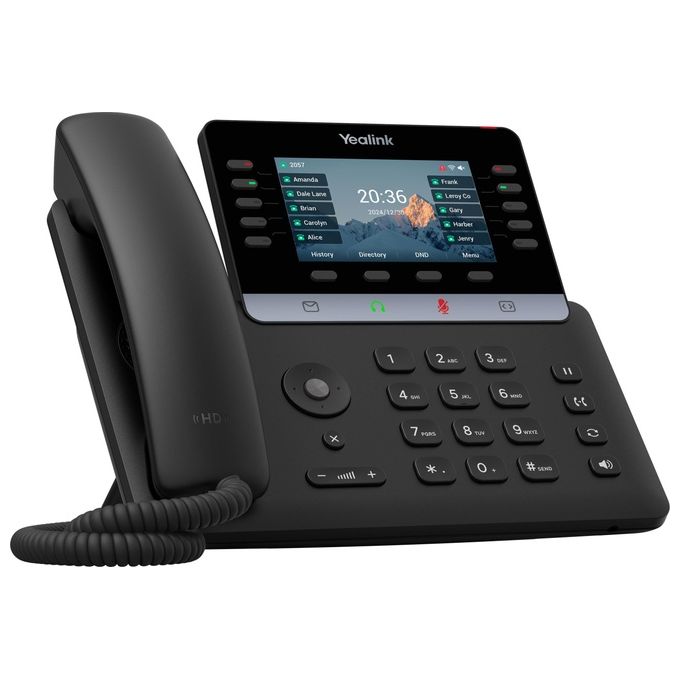 Yealink SIP-T74U Telefono IP Nero LCD 4.3'' Gigabit Ethernet T74U