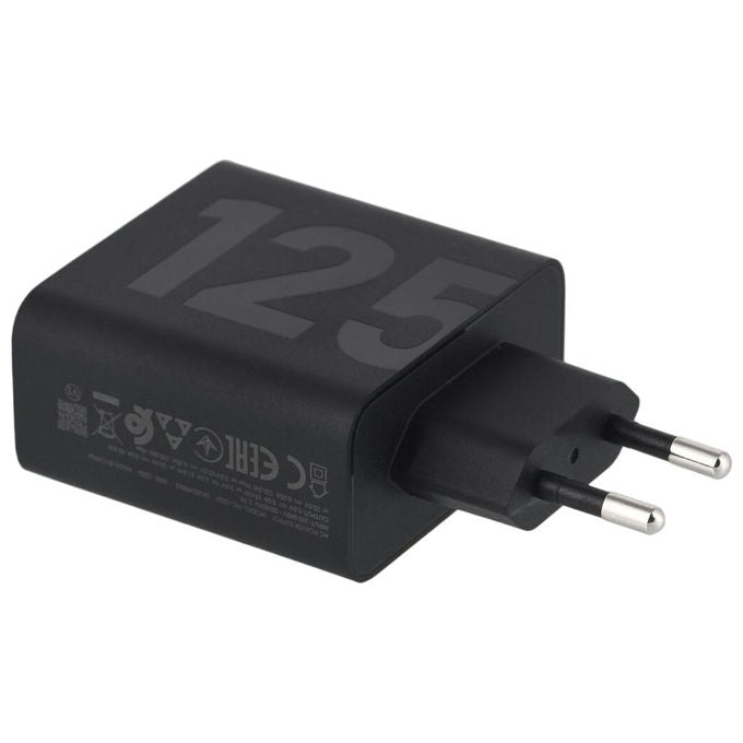 Motorola SJMCD1252 Turbopower 125W Caricatore da parete USB-C 2 porte 125W con cavo USB-C 1m colore Nero