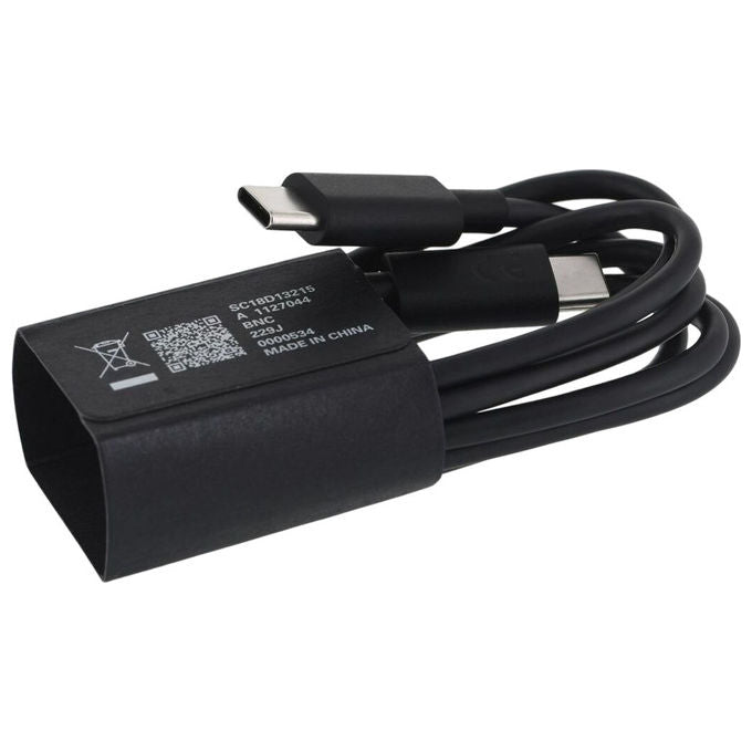 Motorola SJMCD1252 Turbopower 125W Caricatore da parete USB-C 2 porte 125W con cavo USB-C 1m colore Nero