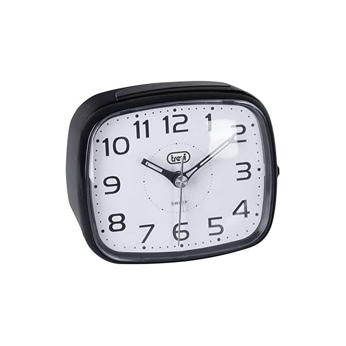 Trevi SL 3054 Orologio al Quarzo con Sveglia Grande Quadrante Tasto Snooze-Light Movimento Silenzioso SWEEP Nero
