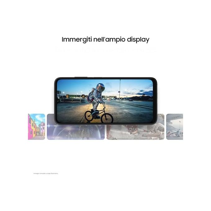 Samsung SM-A057GLGVEUE Galaxy A05s Smartphone 6.7'' 4 GB RAM 128 GB Dual SIM Snapdragon 680 50 MP 5000 mAh colore Verde Chiaro
