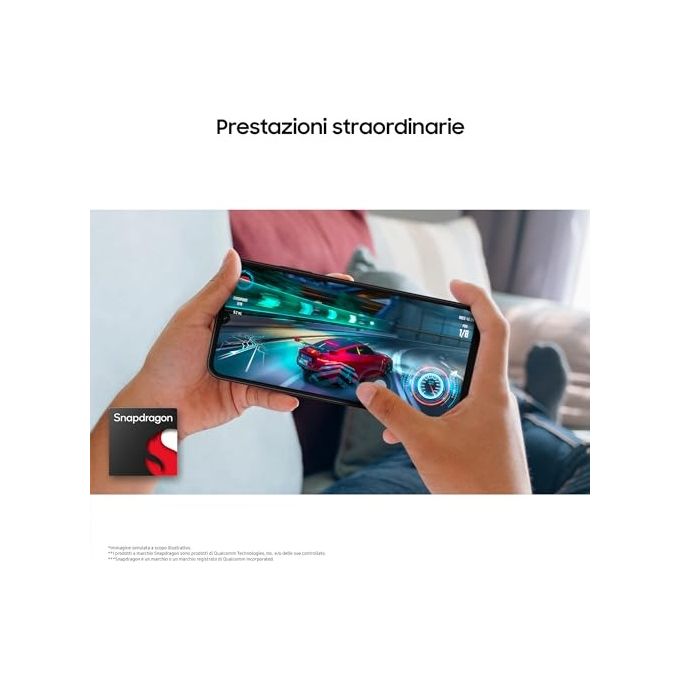Samsung SM-A057GLGVEUE Galaxy A05s Smartphone 6.7'' 4 GB RAM 128 GB Dual SIM Snapdragon 680 50 MP 5000 mAh colore Verde Chiaro