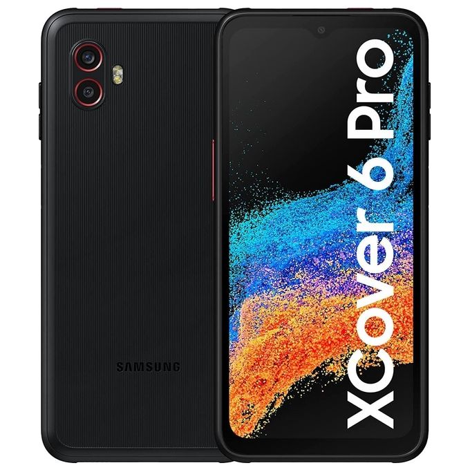 Samsung SM-G736BZKDEEB Galaxy Xcover6 Pro Smartphone 5G Dual SIM 6.6'' 6 GB 128 GB 4050 mAh IP68 colore Nero