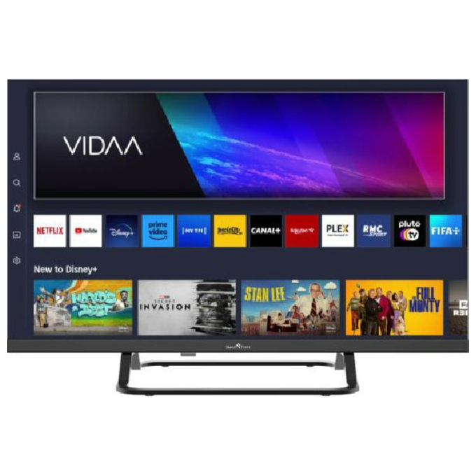 Smart-Tech 24HV02V Smart TV LED 24'' HD Ready VIDAA Wi-Fi DVB-T2 3 HDMI 2 USB colore Nero