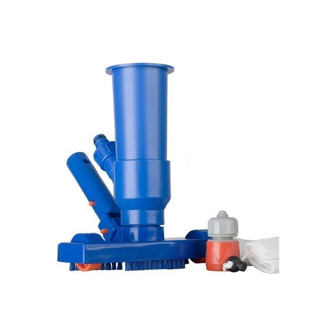 San Marco SMP305 Kit Pulizia Piscina Pulitore Fondo Tecnologia Venturi con Ruote Spazzole e Aspiratore