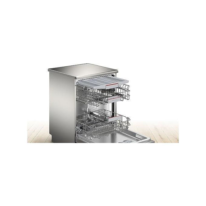 Bosch SMS4EMI01E Serie 4 Lavastoviglie Libera Installazione 14 coperti Classe C 42 dB Wi-Fi EfficientDry (85x60x60 cm) colore Acciaio Inox