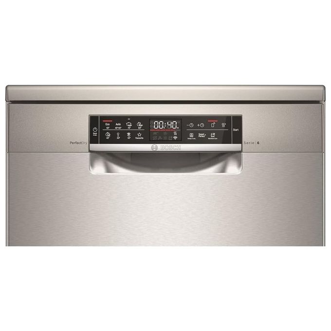 Bosch SMS6ZCI42E Serie 6 Lavastoviglie Libera Installazione 14 coperti Classe C 44 dB Wi-Fi Home Connect (85x60x60 cm) colore Acciaio Inox