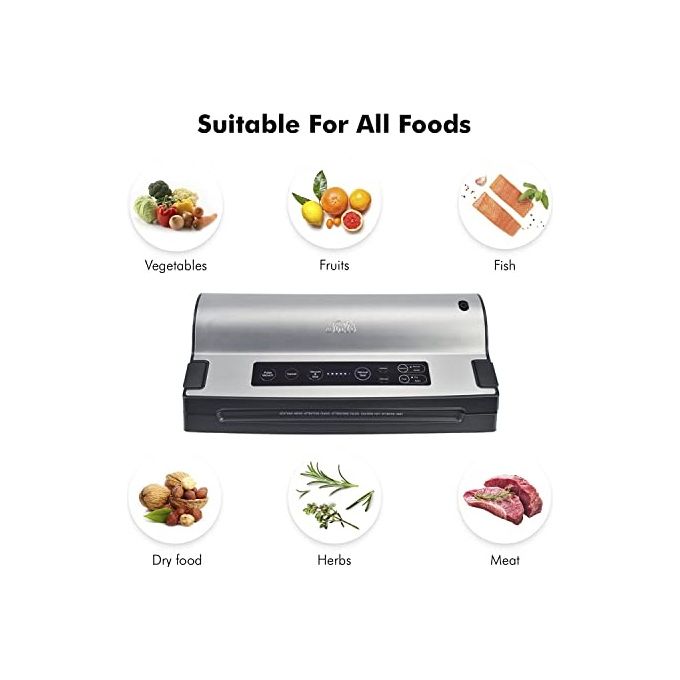 Solis 922.20 TYP 575 VAC PRESTIGE 575 Apparecchio per Confezionamento Sottovuoto 120 W -0.7 bar 12 l-min Touch Screen colore Acciaio Nero