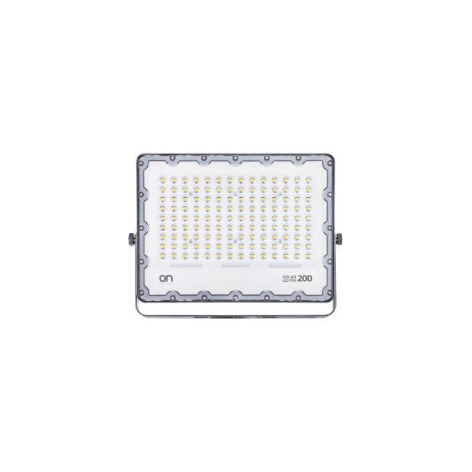 Kon.El.Co. 23.8757.25 Solar LED Pro 200 Faro LED Solare da Esterno 25 W 2400 lm IP65 colore Grigio