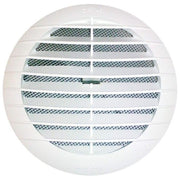 IDRO BRIC SP0044GR Griglia Aerazione Tonda Termoflex Pieghevole Antisfondamento Ø 190 mm per Tubo 125 160 mm colore Bianco