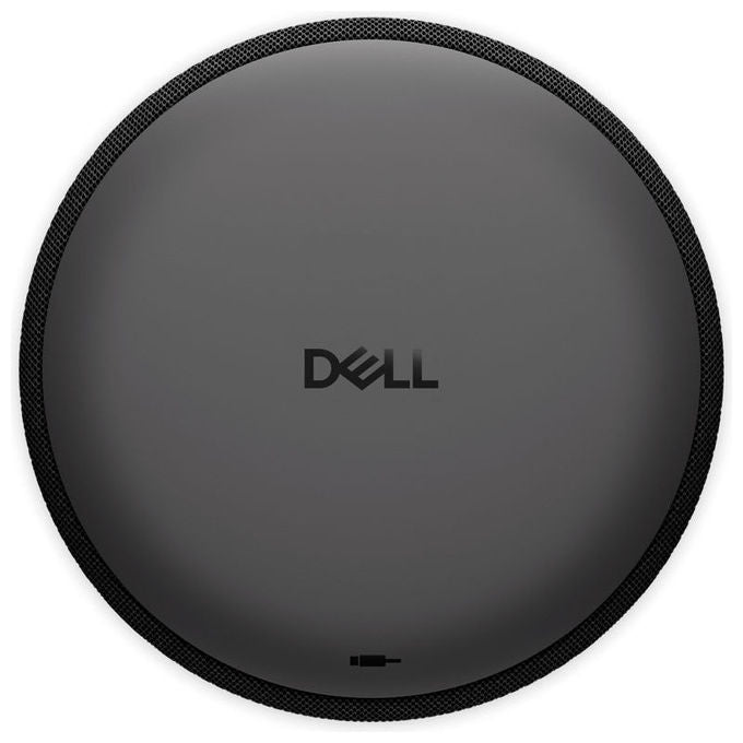 Dell SP325 vivavoce cablato, USB-C, 4 microfoni omnidirezionali, cancellazione rumore AI, IP64, certificato Teams e Zoom, nero