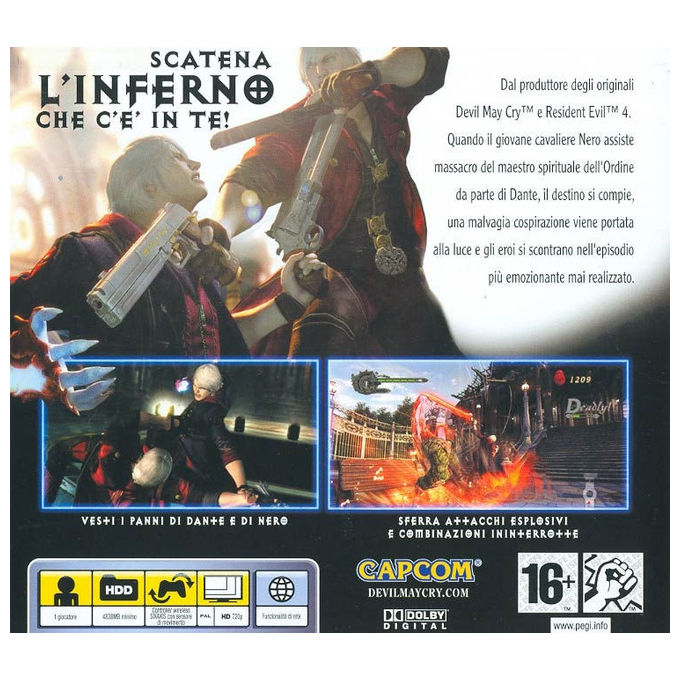 Halifax Devil May Cry 4 PS3 Standard ITA PlayStation 3