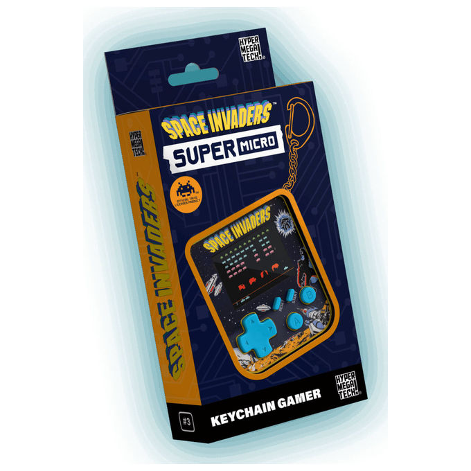 Blaze Evercade, Super Micro Space Invaders, Console Portatile, Gioco Portachiavi